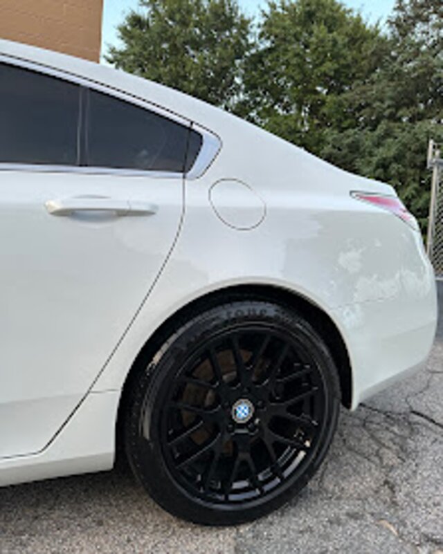 Wheel and trim detailing by Providence Detailing