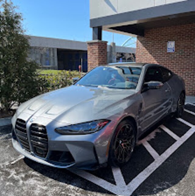Exterior car detailing in progress at Providence Detailing