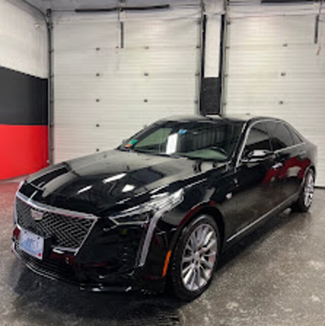 Exterior car detailing in progress at Providence Detailing