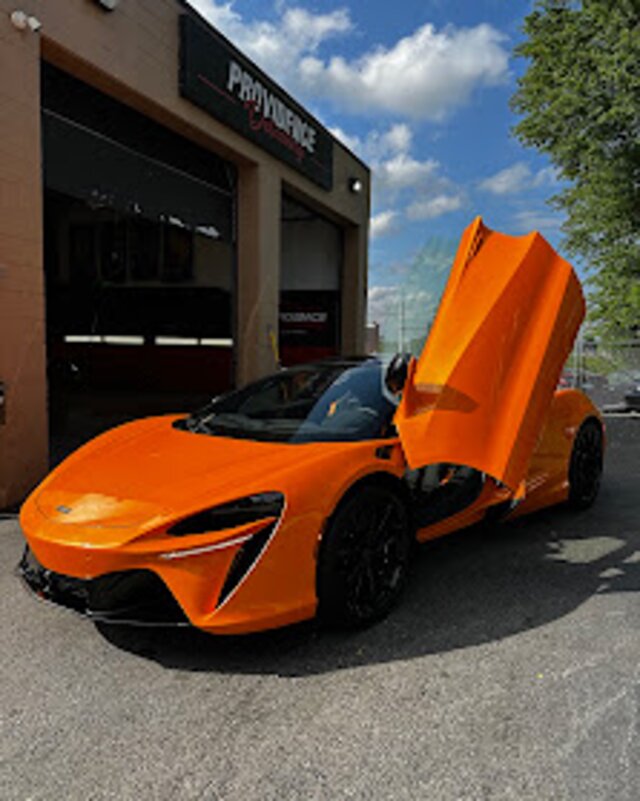 Car detailed and polished by Providence Detailing