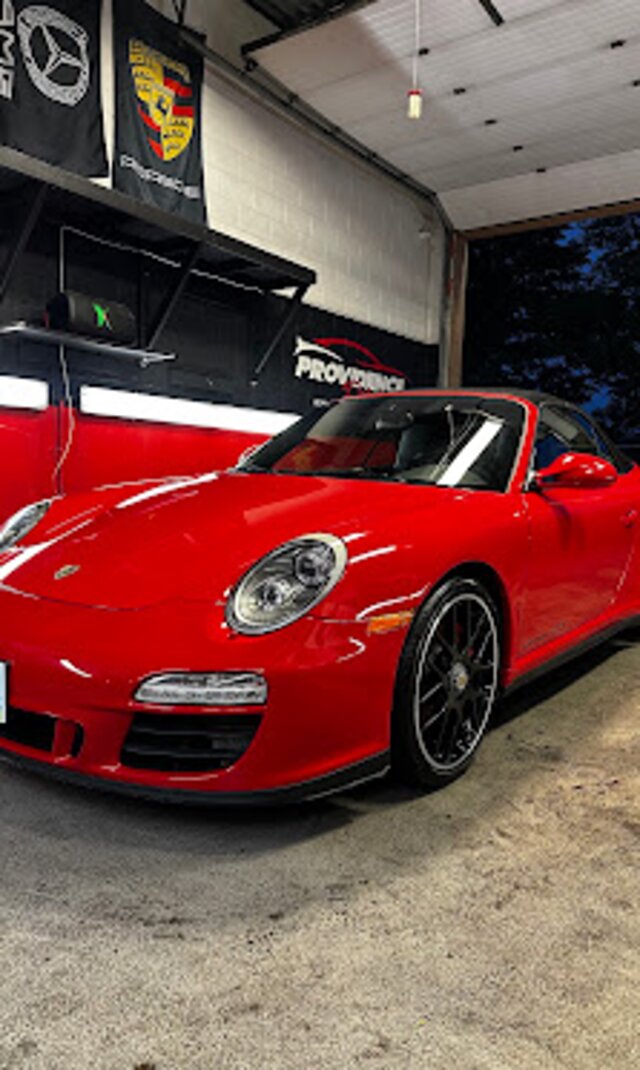 Car detailed and polished by Providence Detailing